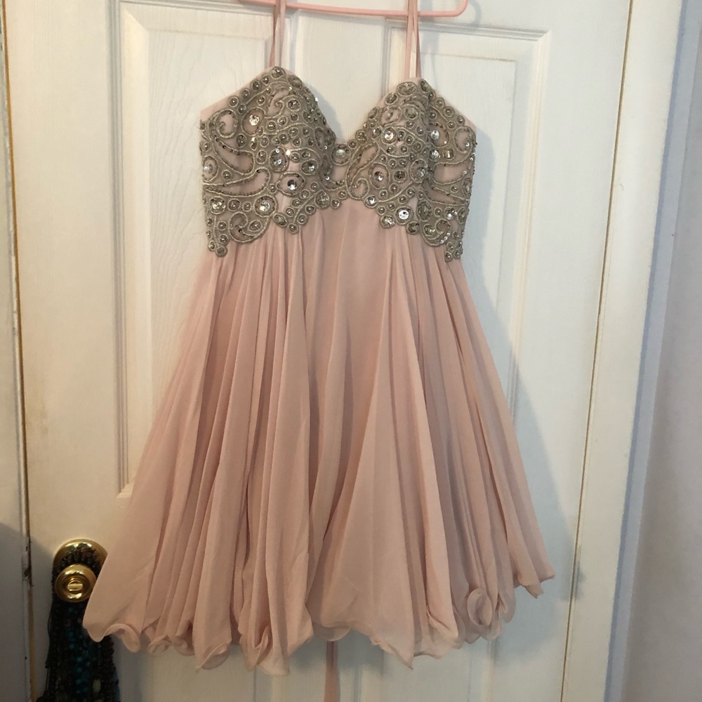 Xscape Strapless Cocktail Dress